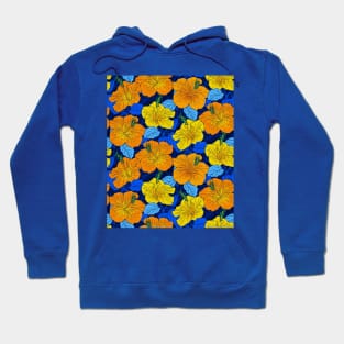 Yellow Summer Hibiscus Hoodie